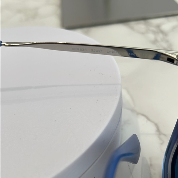 Prada Blue Cat-Eye Sunglasses - Picture 3 of 7